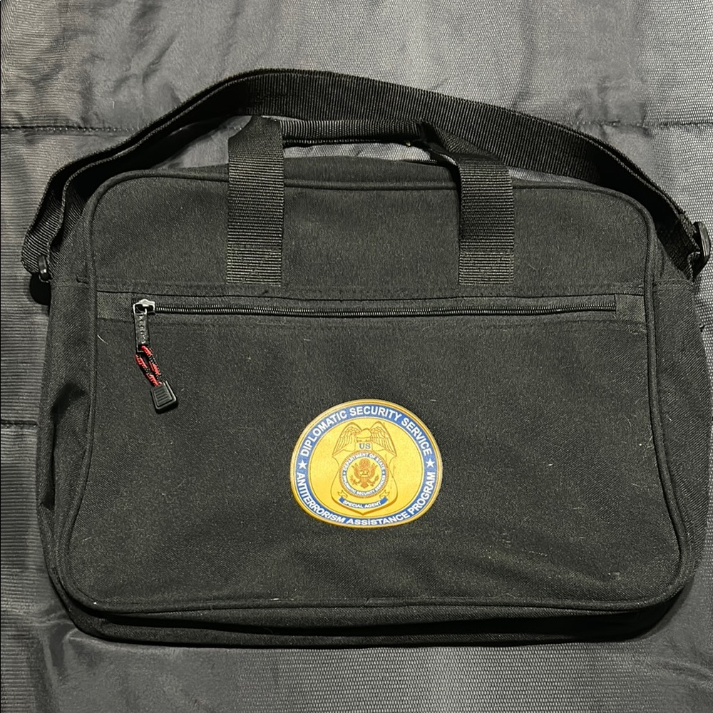 Black Diplomatic Security Service bag